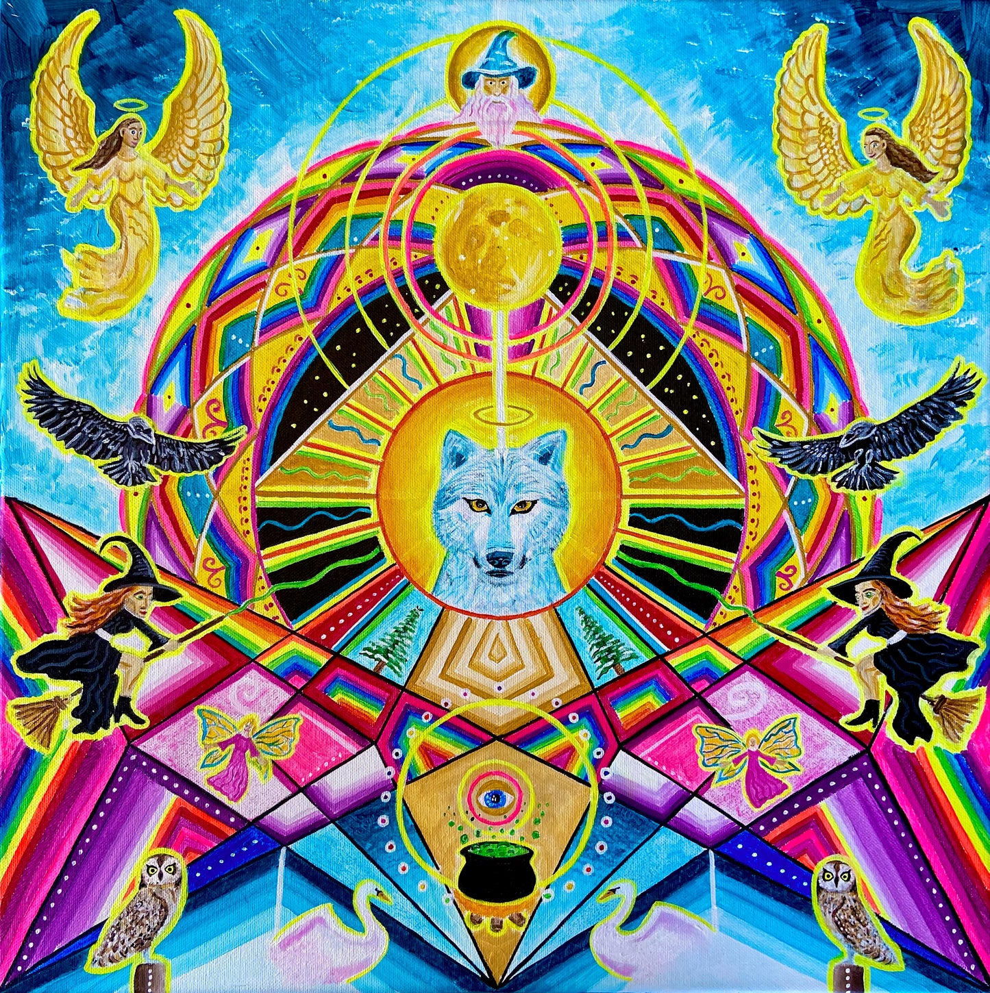 White Wolf Healing Blessing // SHIRT