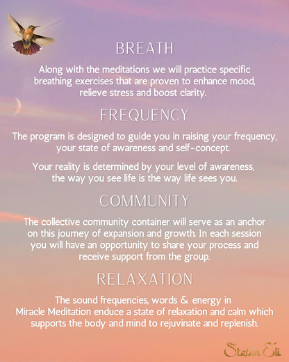 Miracle Meditation - 8 week program
