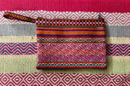 Andean Hand-Woven Wool Clutch Bag