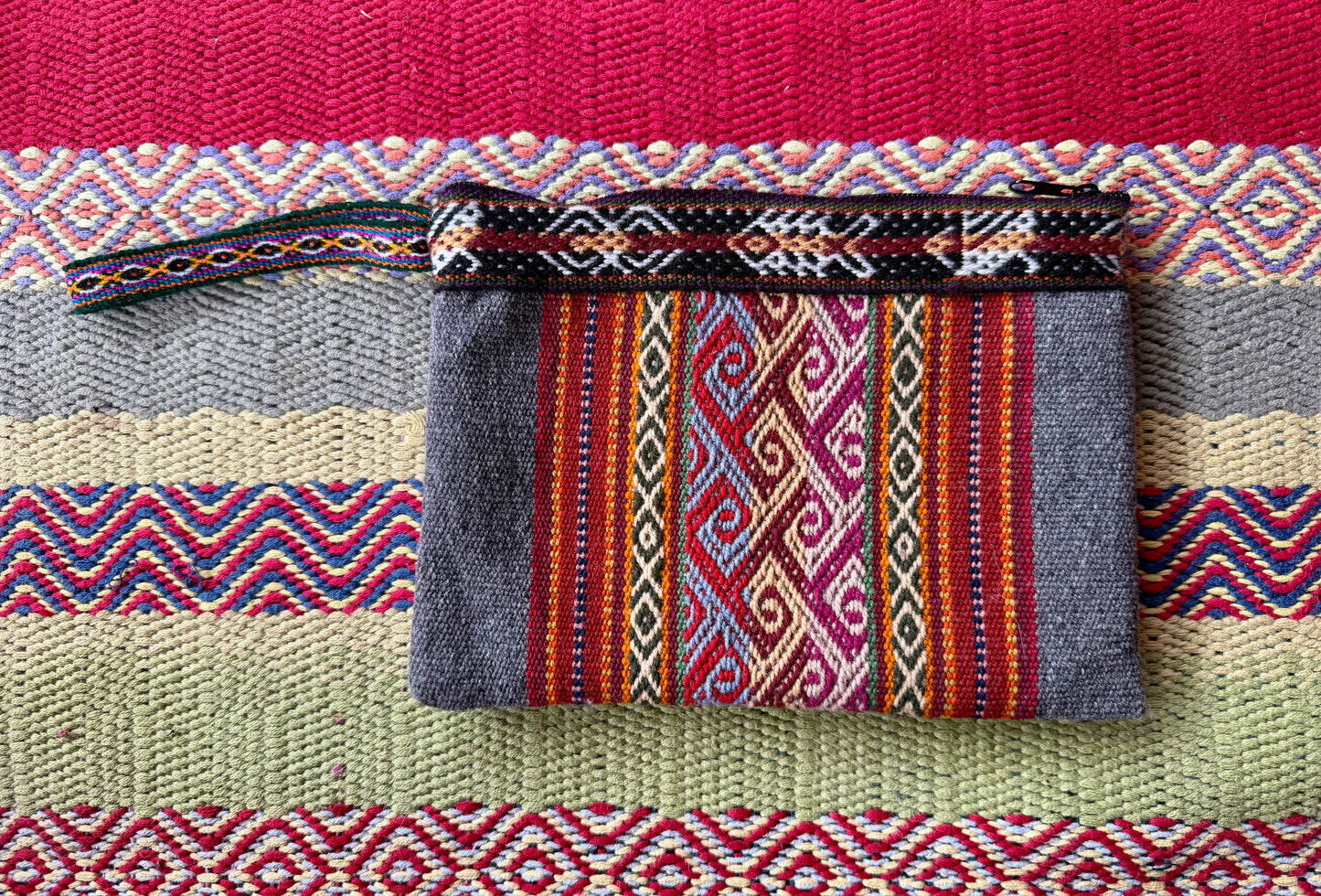 Andean Hand-Woven Wool Clutch Bag