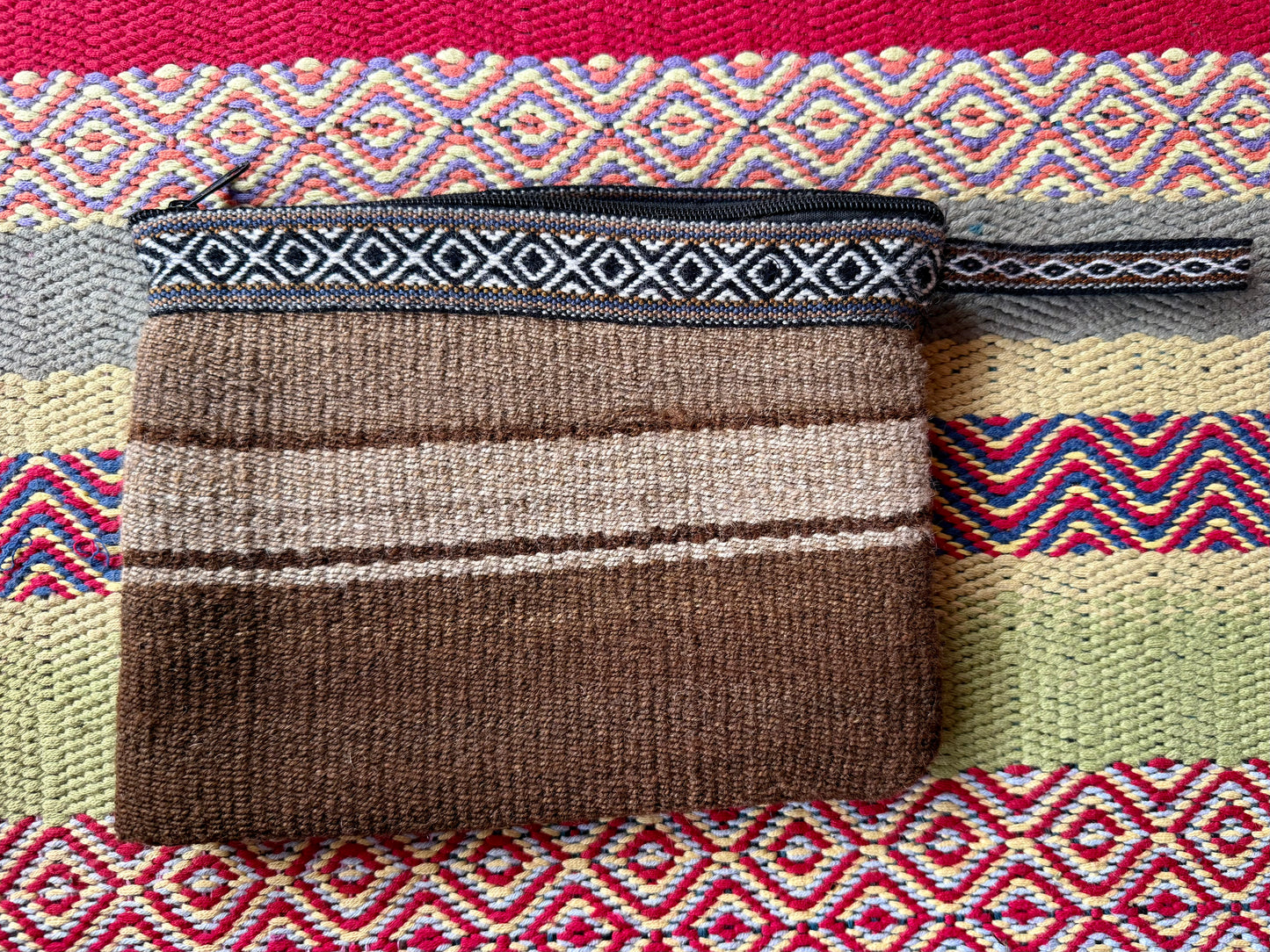 Andean Hand-Woven Wool Clutch Bag